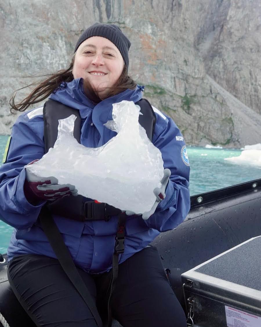 travel advisor jonna robertson on expedition in greenland